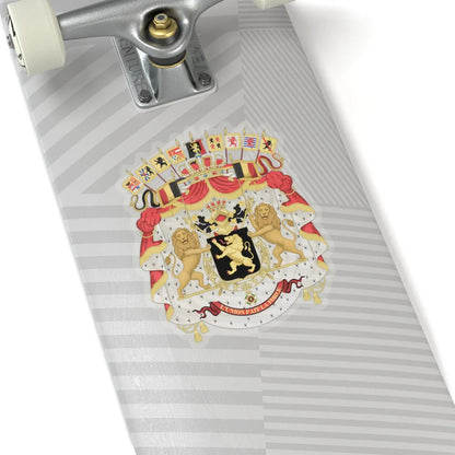 Great coat of arms of Belgium - STICKER Vinyl Kiss-Cut Decal - The Sticker Space