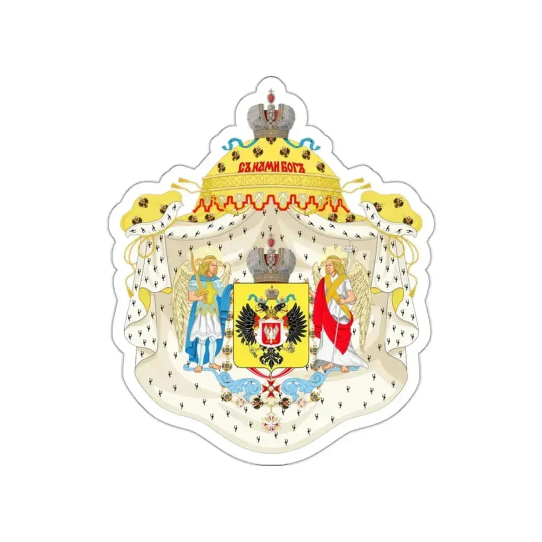 Great Coat of Arms of Congress Poland STICKER Vinyl Die-Cut Decal 2 Inch - The Sticker Space