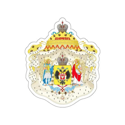 Great Coat of Arms of Congress Poland STICKER Vinyl Die-Cut Decal 4 Inch - The Sticker Space