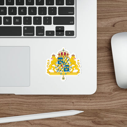 Great coat of arms of Sweden 2 STICKER Vinyl Die-Cut Decal-The Sticker Space