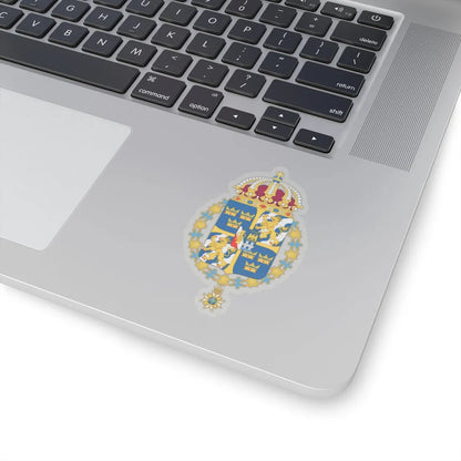 Great coat of arms of Sweden 3 - STICKER Vinyl Kiss-Cut Decal - The Sticker Space
