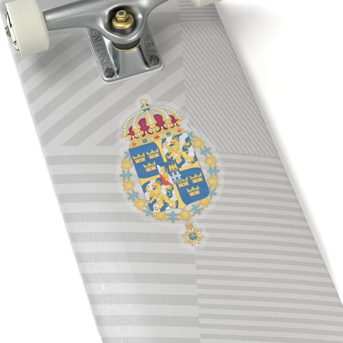 Great coat of arms of Sweden 3 - STICKER Vinyl Kiss-Cut Decal - The Sticker Space