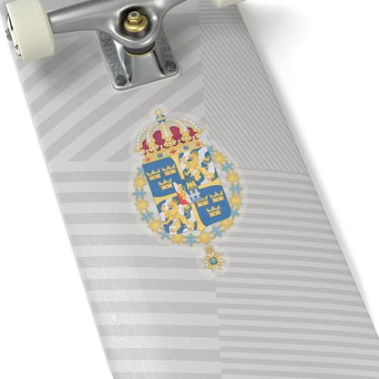 Great coat of arms of Sweden 3 - STICKER Vinyl Kiss-Cut Decal - The Sticker Space