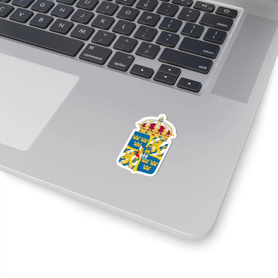 Great coat of arms of Sweden 4 - STICKER Vinyl Kiss-Cut Decal - The Sticker Space