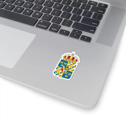 Great coat of arms of Sweden 4 - STICKER Vinyl Kiss-Cut Decal - The Sticker Space