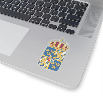 Great coat of arms of Sweden 4 - STICKER Vinyl Kiss-Cut Decal - The Sticker Space