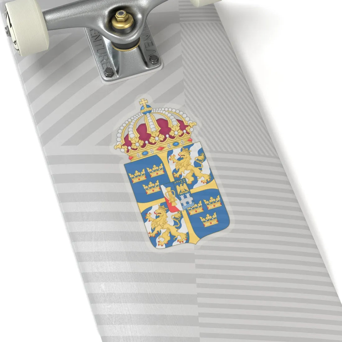 Great coat of arms of Sweden 4 - STICKER Vinyl Kiss-Cut Decal - The Sticker Space