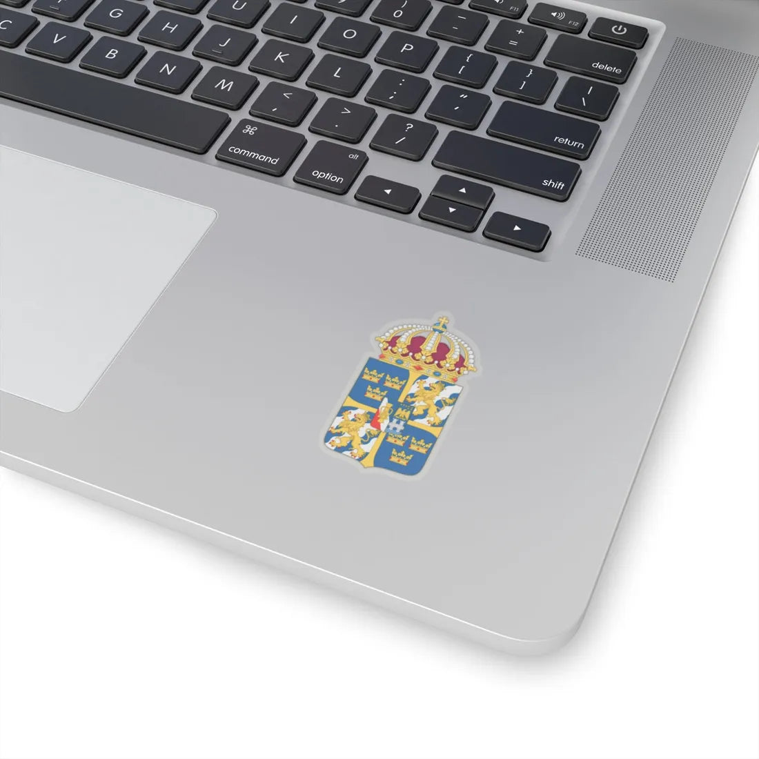 Great coat of arms of Sweden 4 - STICKER Vinyl Kiss-Cut Decal - The Sticker Space