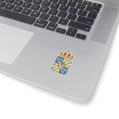 Great coat of arms of Sweden 4 - STICKER Vinyl Kiss-Cut Decal - The Sticker Space
