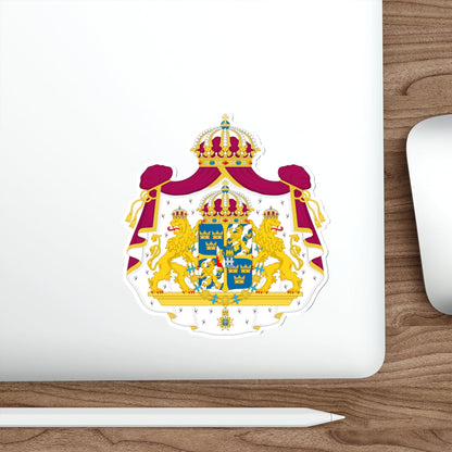 Great coat of arms of Sweden STICKER Vinyl Die-Cut Decal-The Sticker Space