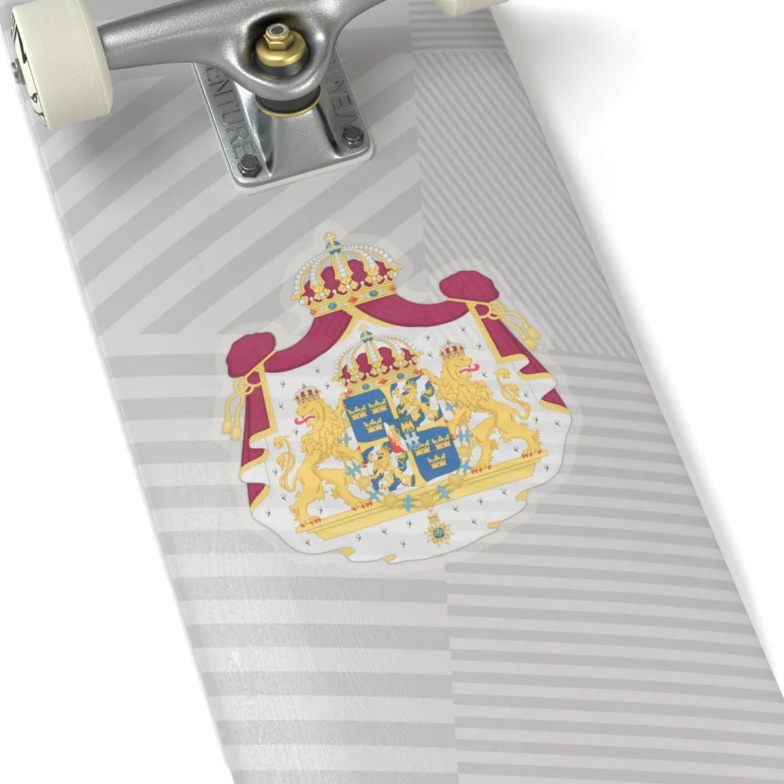 Great coat of arms of Sweden - STICKER Vinyl Kiss-Cut Decal - The Sticker Space