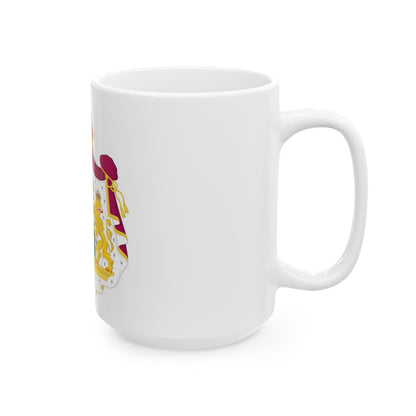 Great coat of arms of Sweden - White Coffee Mug-The Sticker Space