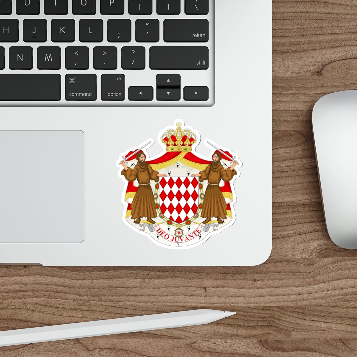 Great coat of arms of the house of Grimaldi STICKER Vinyl Die-Cut Decal-The Sticker Space