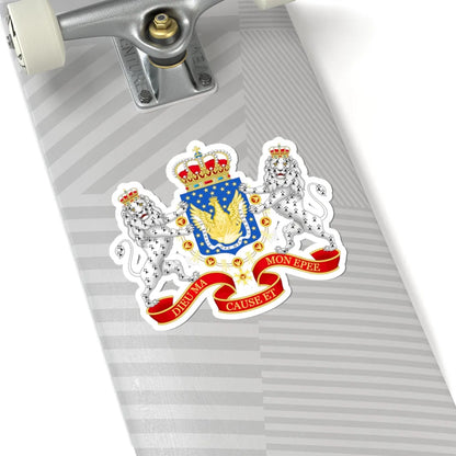 Great Coat of Arms of the Kingdom of Haiti 1811-1820 (Haiti) (Coat of Arms) STICKER Vinyl Kiss-Cut Decal - The Sticker Space