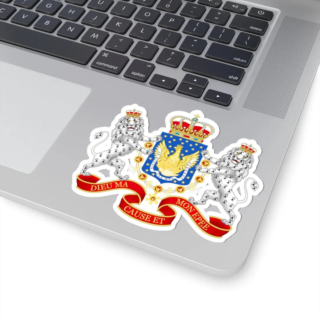 Great Coat of Arms of the Kingdom of Haiti 1811-1820 (Haiti) (Coat of Arms) STICKER Vinyl Kiss-Cut Decal - The Sticker Space