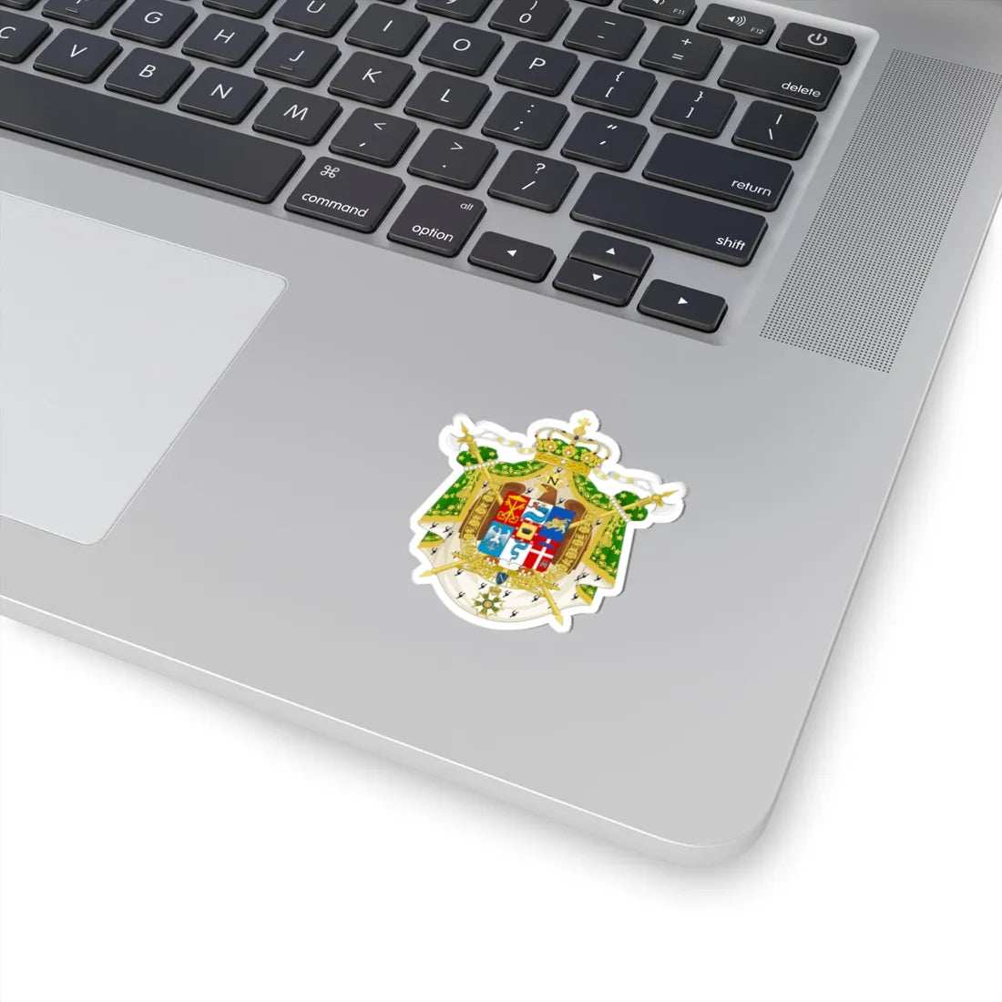 Great Coat of Arms of the Kingdom of Italy 1805-1814.2 (Italy) (Coat of Arms) STICKER Vinyl Kiss-Cut Decal - The Sticker Space