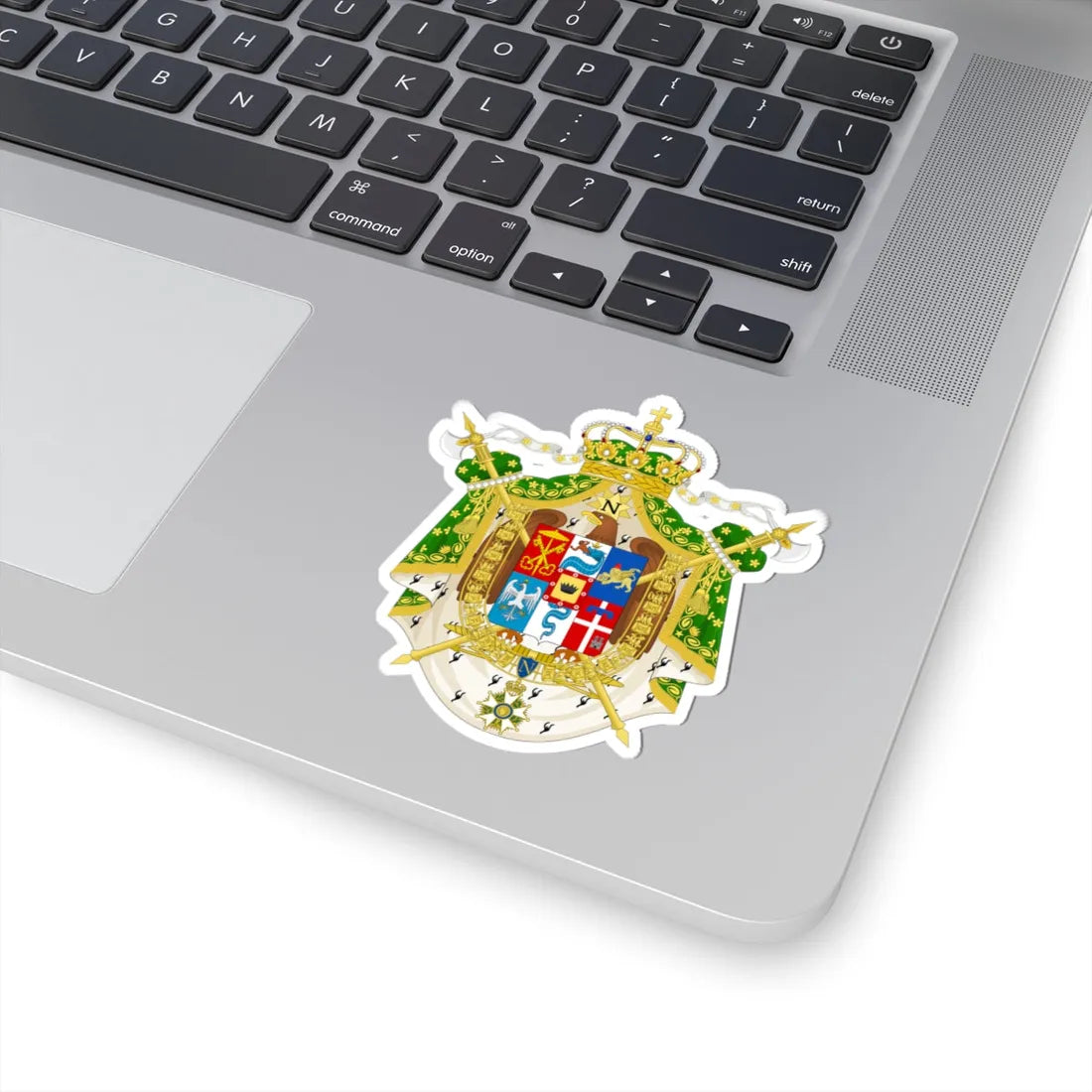 Great Coat of Arms of the Kingdom of Italy 1805-1814.2 (Italy) (Coat of Arms) STICKER Vinyl Kiss-Cut Decal - The Sticker Space