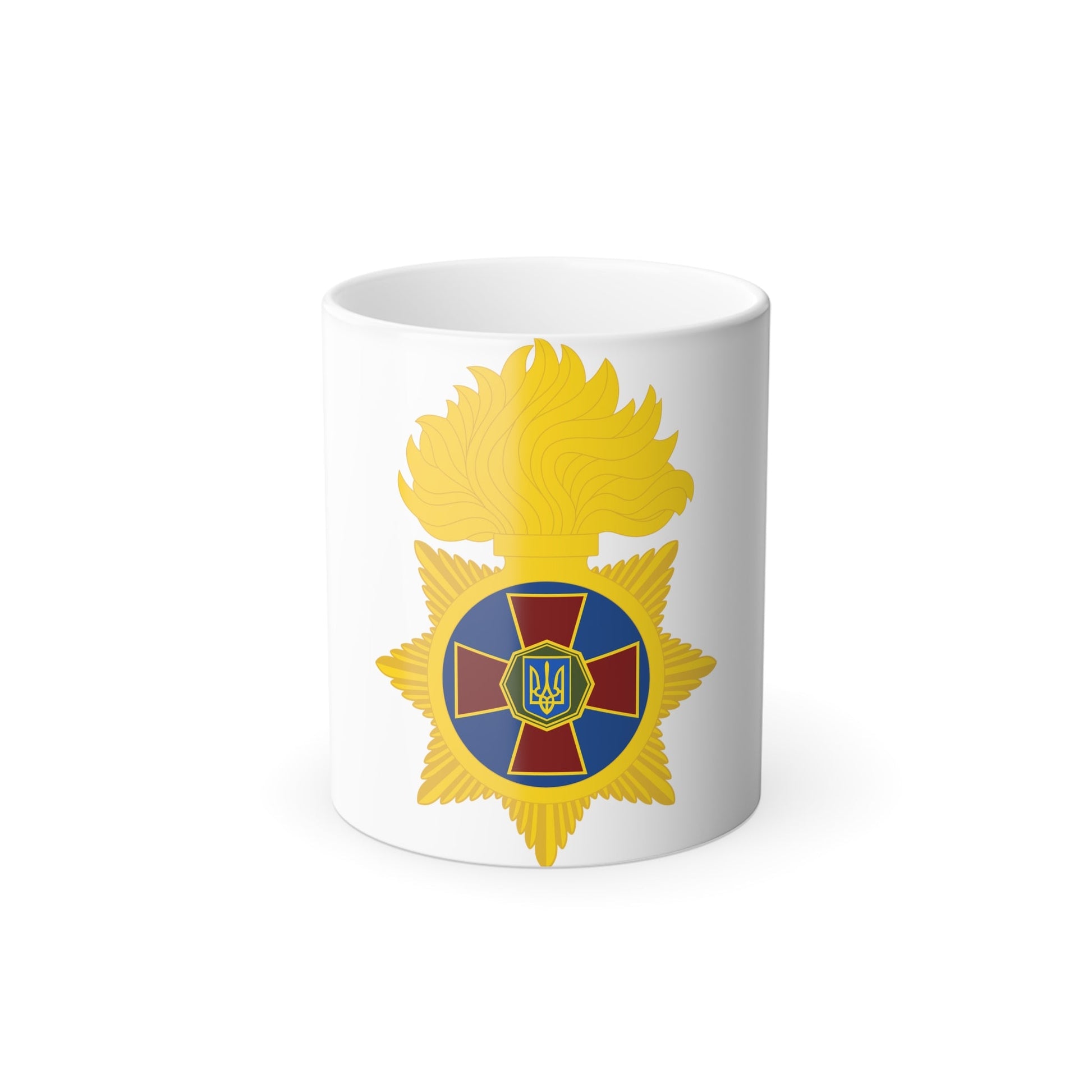 Great emblem of the National Guard of Ukraine (Ukraine) Color Changing Mug 11oz-11oz-The Sticker Space