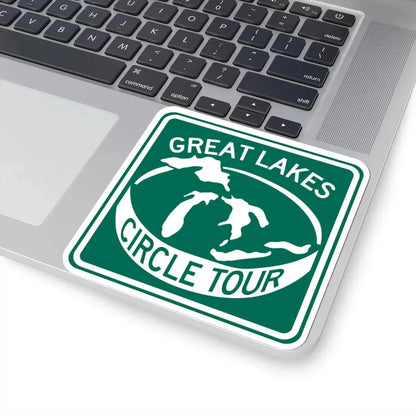 Great Lakes Circle Tour (Ohio) (Road Sign) STICKER Vinyl Kiss-Cut Decal - The Sticker Space
