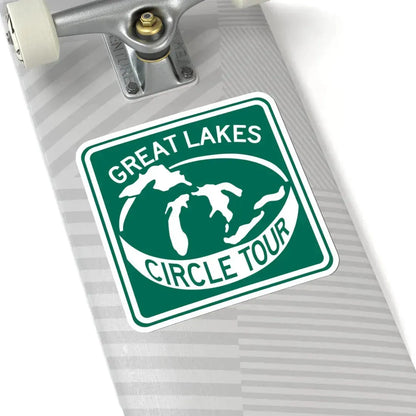 Great Lakes Circle Tour (Ohio) (Road Sign) STICKER Vinyl Kiss-Cut Decal - The Sticker Space