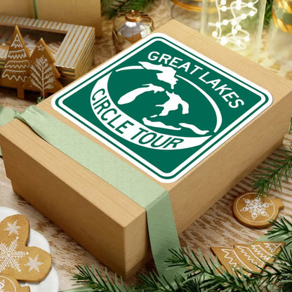 Great Lakes Circle Tour (Ohio) (Road Sign) STICKER Vinyl Kiss-Cut Decal - The Sticker Space