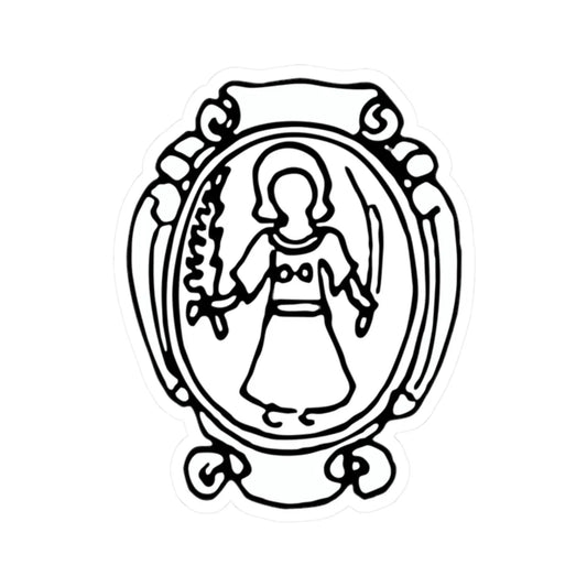 Great Lithuanian seal of John III Sobieski - COA 6 (Lithuania) (Coat of Arms) STICKER Vinyl Kiss-Cut Decal 2 Inch White - The Sticker Space