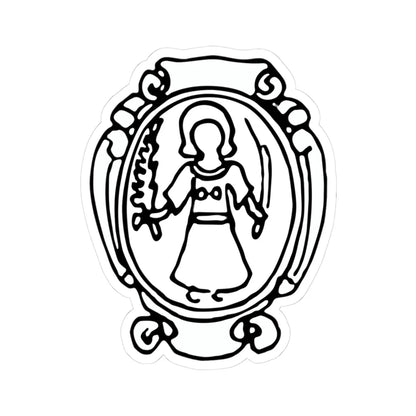 Great Lithuanian seal of John III Sobieski - COA 6 (Lithuania) (Coat of Arms) STICKER Vinyl Kiss-Cut Decal 3 Inch White - The Sticker Space