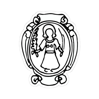 Great Lithuanian seal of John III Sobieski - COA 6 (Lithuania) (Coat of Arms) STICKER Vinyl Kiss-Cut Decal 4 Inch White - The Sticker Space