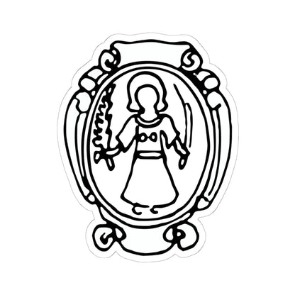 Great Lithuanian seal of John III Sobieski - COA 6 (Lithuania) (Coat of Arms) STICKER Vinyl Kiss-Cut Decal 6 Inch White - The Sticker Space