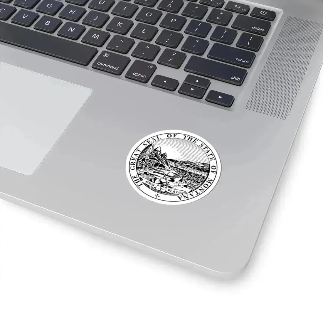 Great Seal of Montana Black and White (United States) STICKER Vinyl Kiss-Cut Decal - The Sticker Space