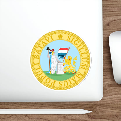 Great Seal of the Batavian Republic (1796) STICKER Vinyl Die-Cut Decal-The Sticker Space