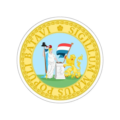 Great Seal of the Batavian Republic (1796) STICKER Vinyl Die-Cut Decal - The Sticker Space