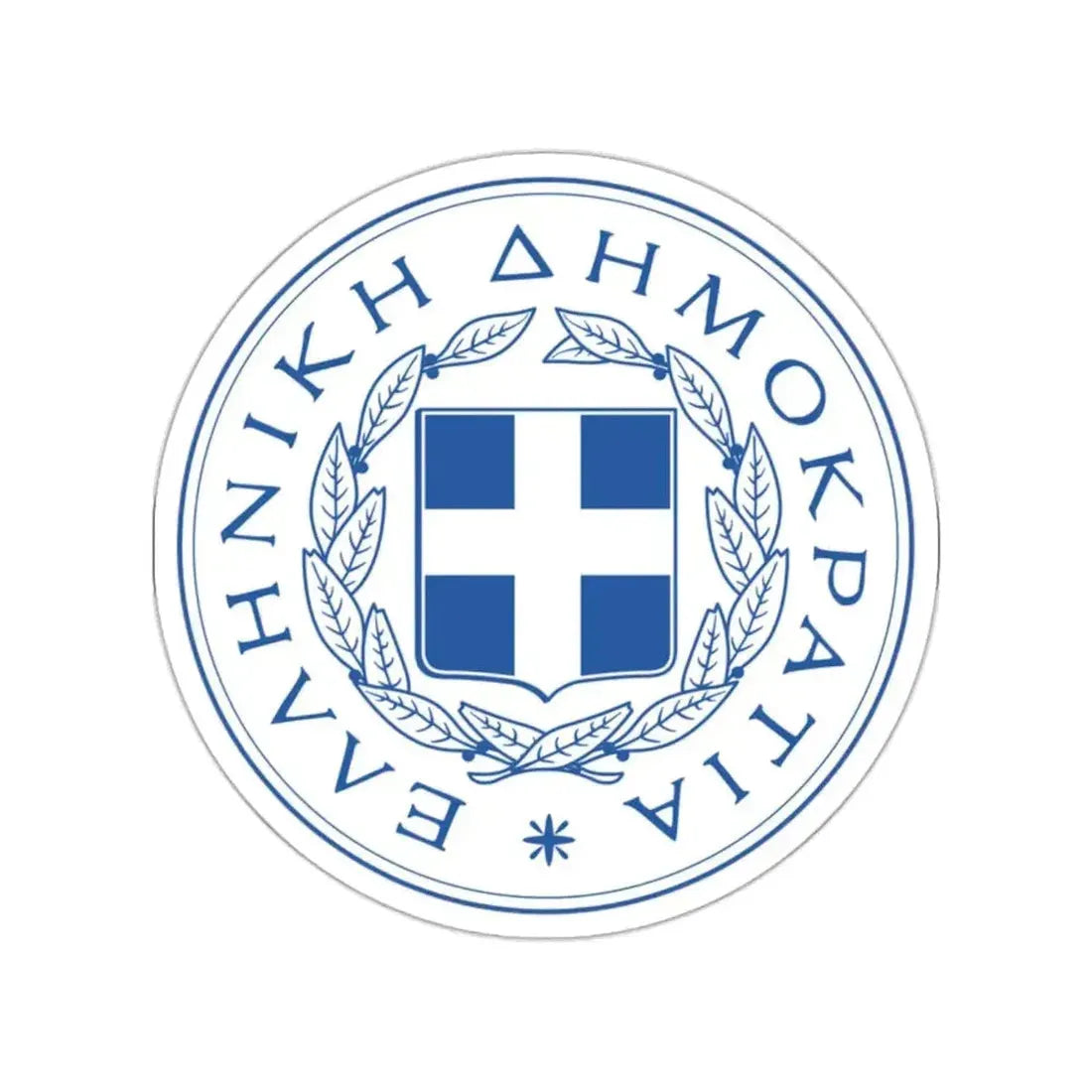 Great Seal of the State (Greece) STICKER Vinyl Die-Cut Decal - The Sticker Space