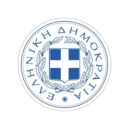 Great Seal of the State (Greece) STICKER Vinyl Die-Cut Decal - The Sticker Space