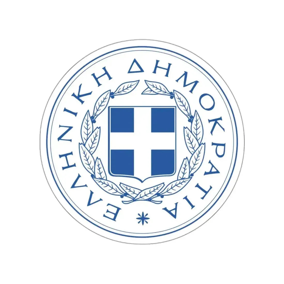 Great Seal of the State (Greece) STICKER Vinyl Die-Cut Decal - The Sticker Space