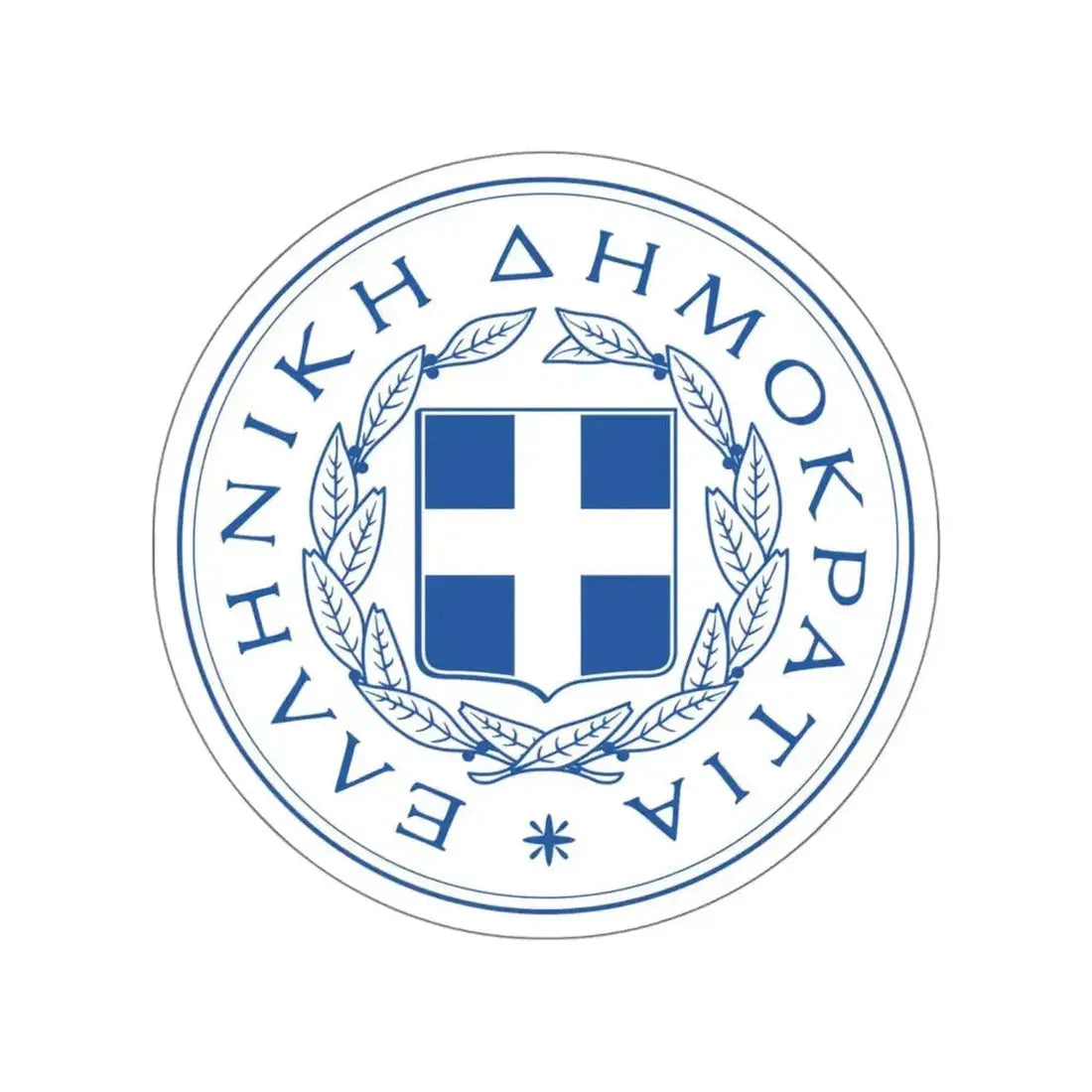 Great Seal of the State (Greece) STICKER Vinyl Die-Cut Decal - The Sticker Space