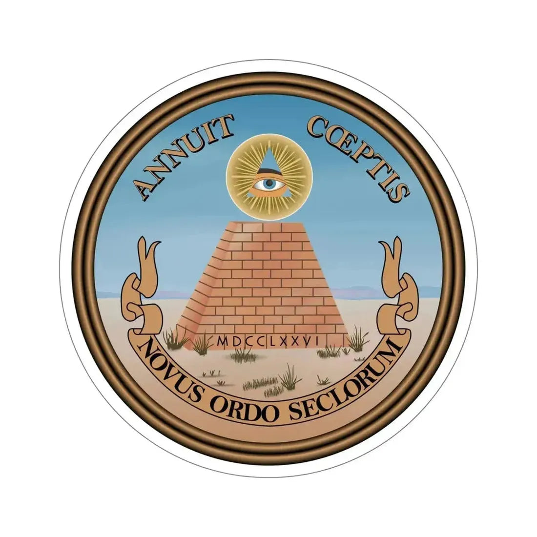 Great Seal of the United States STICKER Vinyl Die-Cut Decal - The Sticker Space