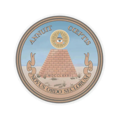 Great Seal of the United States - STICKER Vinyl Kiss-Cut Decal 2 Inch Transparent - The Sticker Space