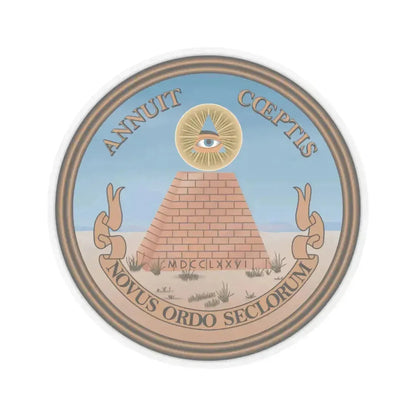 Great Seal of the United States - STICKER Vinyl Kiss-Cut Decal 3 Inch Transparent - The Sticker Space