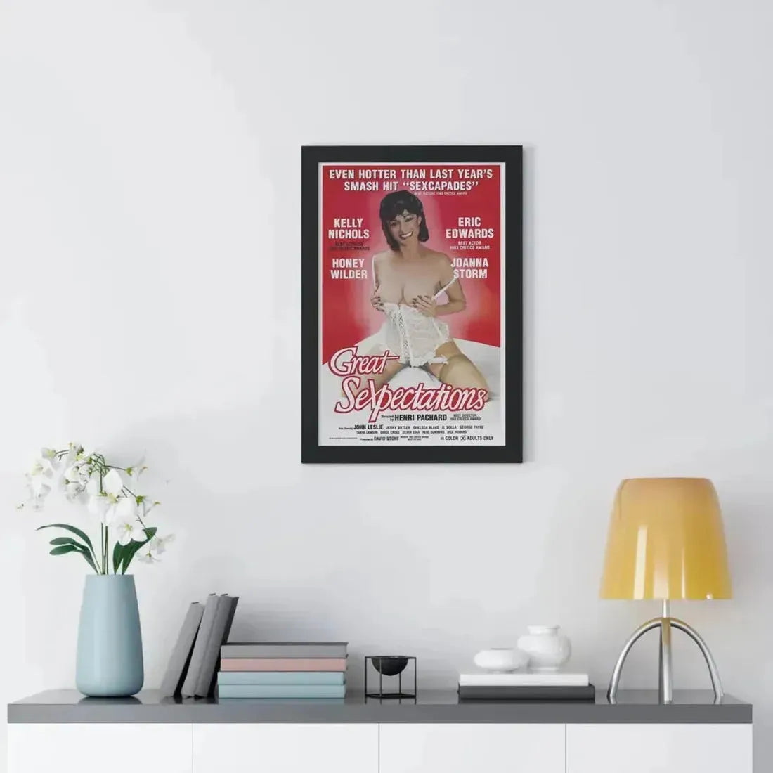 GREAT SEXPECTATIONS 1984 - Framed Movie Poster - The Sticker Space