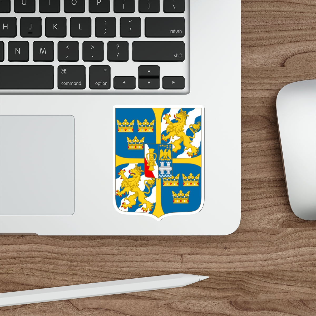 Great shield of arms of Sweden STICKER Vinyl Die-Cut Decal-The Sticker Space