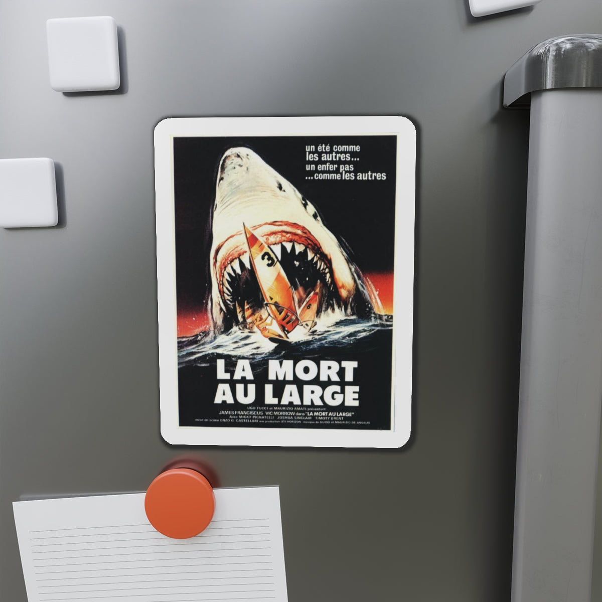 GREAT WHITE (2) 1981 Movie Poster - Die-Cut Magnet-The Sticker Space