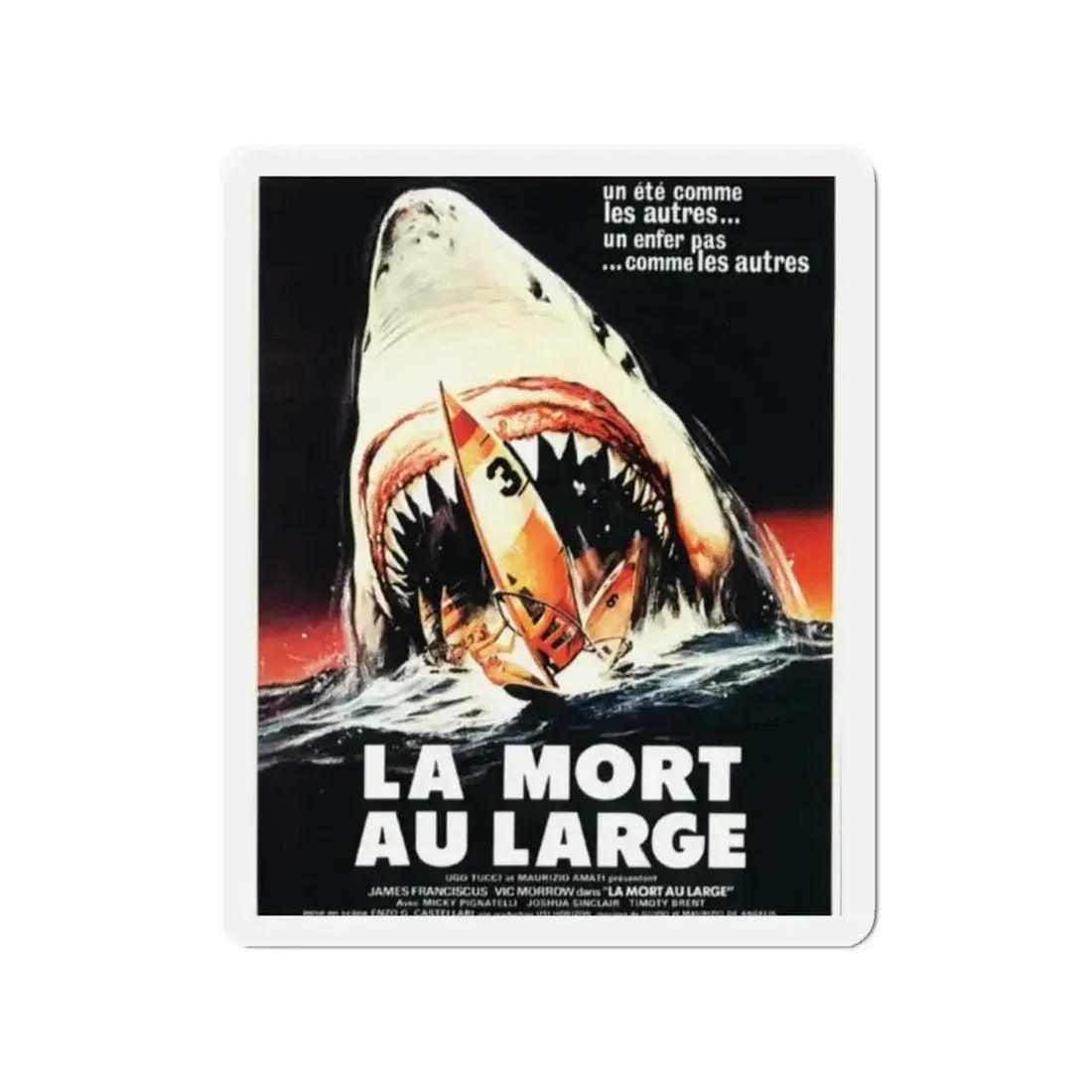 GREAT WHITE (2) 1981 Movie Poster - Refrigerator Magnet - The Sticker Space