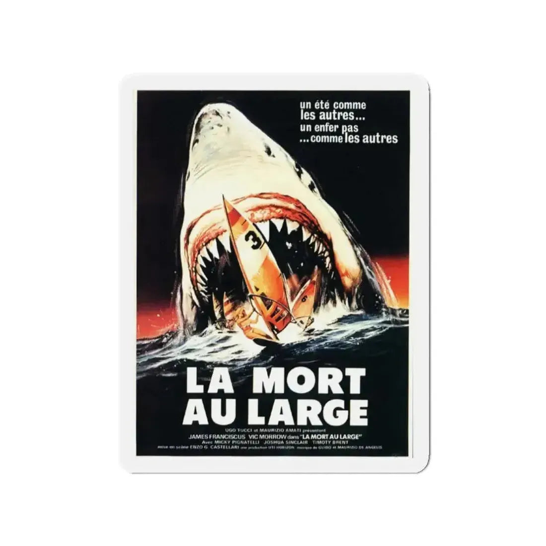 GREAT WHITE (2) 1981 Movie Poster - Refrigerator Magnet - The Sticker Space