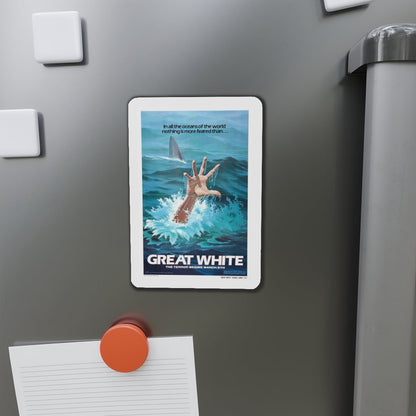 GREAT WHITE (TEASER) 1981 Movie Poster - Die-Cut Magnet-The Sticker Space