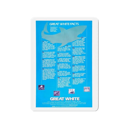 GREAT WHITE (TEASER 2) 1981 Movie Poster - Refrigerator Magnet - The Sticker Space