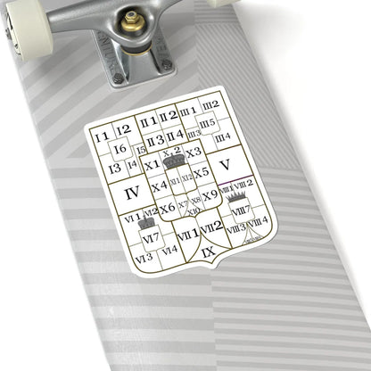 Greater Arms of Joseph II Holy Roman Emperor - Codes (Austria) (Coat of Arms) STICKER Vinyl Kiss-Cut Decal - The Sticker Space