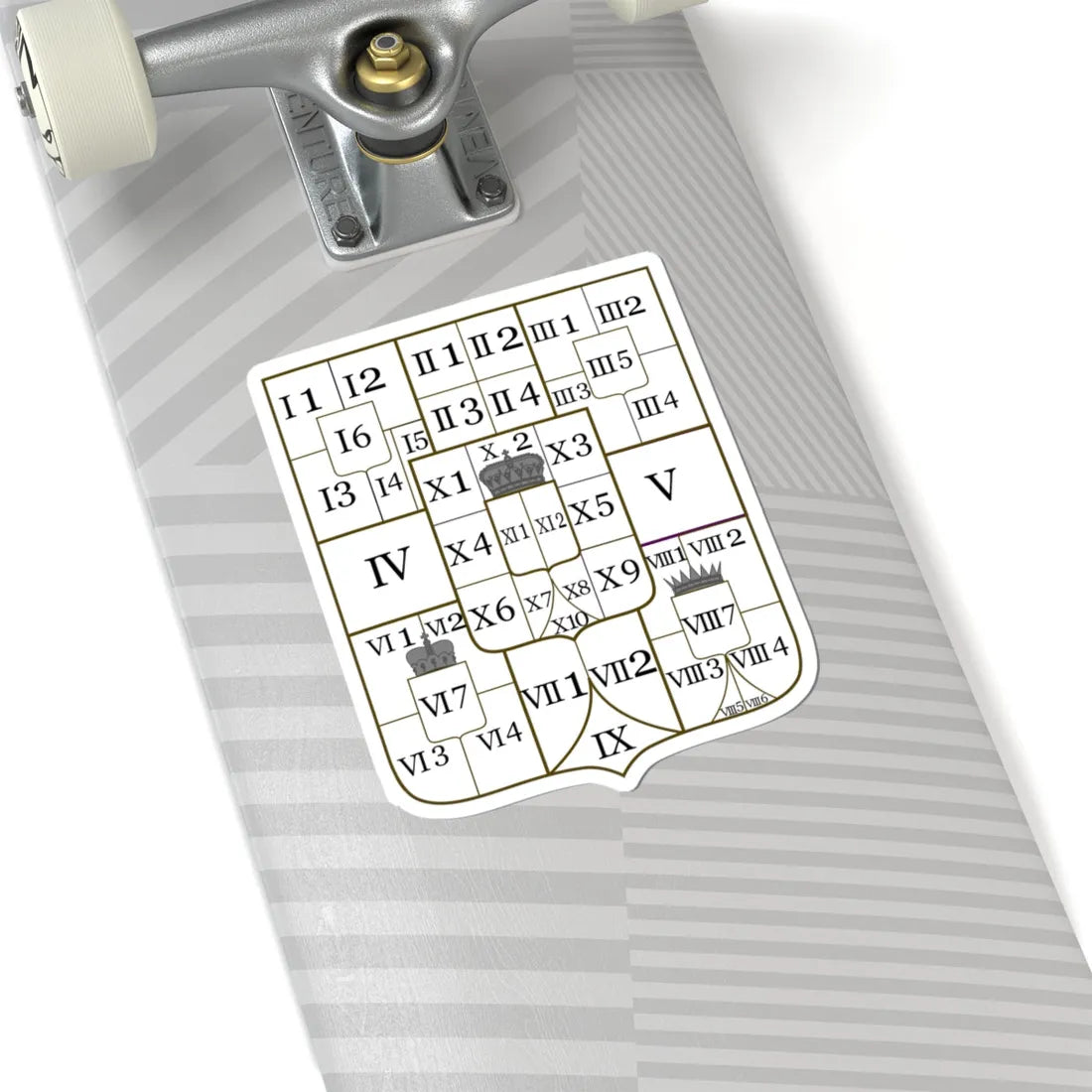 Greater Arms of Joseph II Holy Roman Emperor - Codes (Austria) (Coat of Arms) STICKER Vinyl Kiss-Cut Decal - The Sticker Space