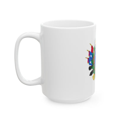 Greater Coat of Arms of Chile (1819-1834) - White Coffee Mug-The Sticker Space