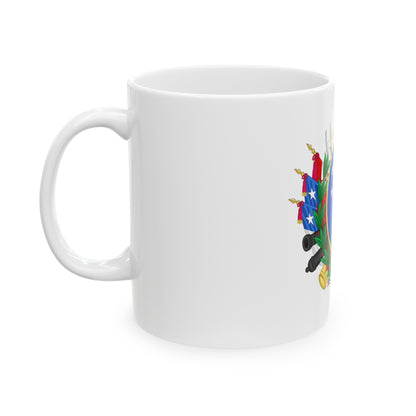 Greater Coat of Arms of Chile (1819-1834) - White Coffee Mug-The Sticker Space